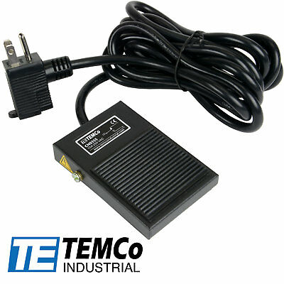  TEMCo Interruptor de pie resistente 5 Qty - Interruptor de pie  de aluminio fundido 15A SPDT Pedal eléctrico momentáneo : Industrial y  Científico